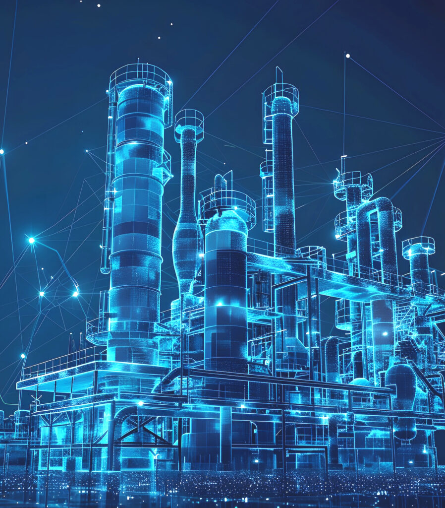 Futuristic Digital Oil Refinery in a Connected Network