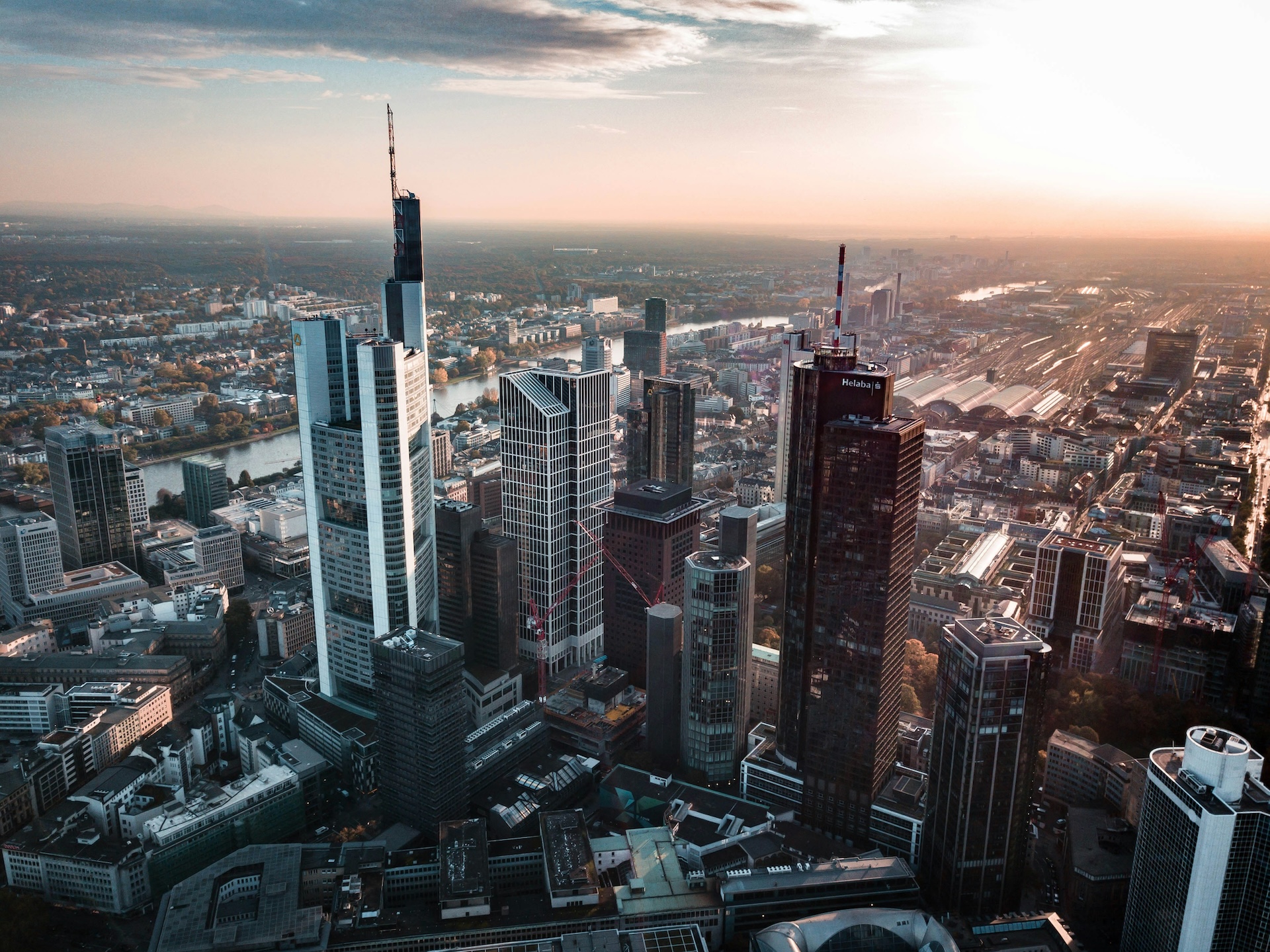 Frankfurt von oben