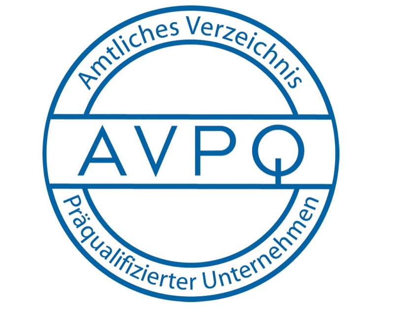 AVPQ-präqualifiziert: Amtliches Verzeichnis präqualifizierter Unternehmen für öffentliche Aufträge